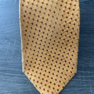 Robert Talbott 'Best of Class for Nordstrom-Gold/ Brown Geometric Tie extra Long
